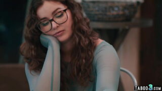 Chubby cis slut Leana Lovings fucked by a hot Sheboy waitress Emma Rose