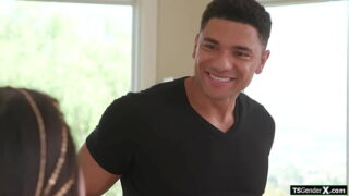 i have never sucked a Hot sheboy dick during a massage before